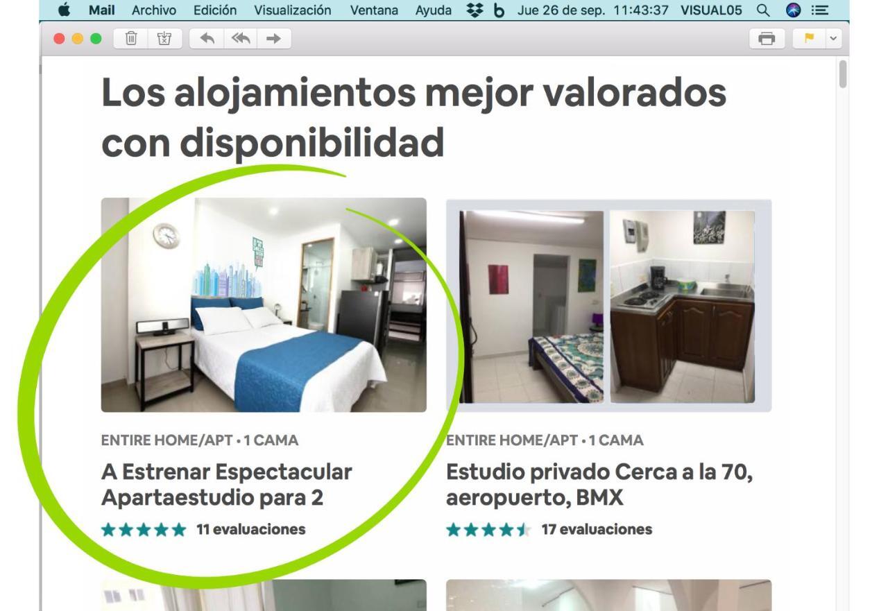 New Studio Apartment For Two Medellín Eksteriør bilde